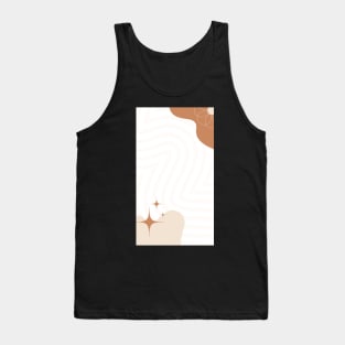 Essence of Simplicity: Aesthetic Abstract Shapes Tank Top